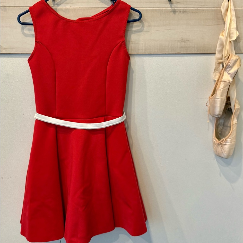 Weissman Another Day of Sun red jazz tap dance costume dress, size MA - Picture 3 of 7